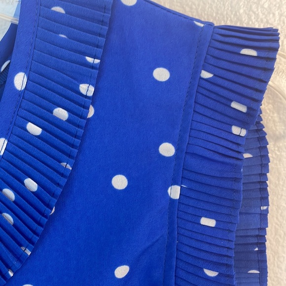 Long Tall Sally | Polka Dot Blouse Tank - Picture 3 of 5